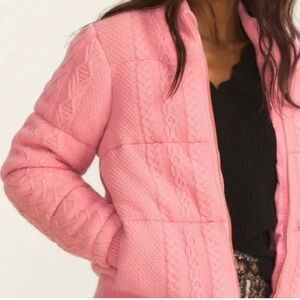 LOVESHACKFANCY Women's Andora Bomber Jacket